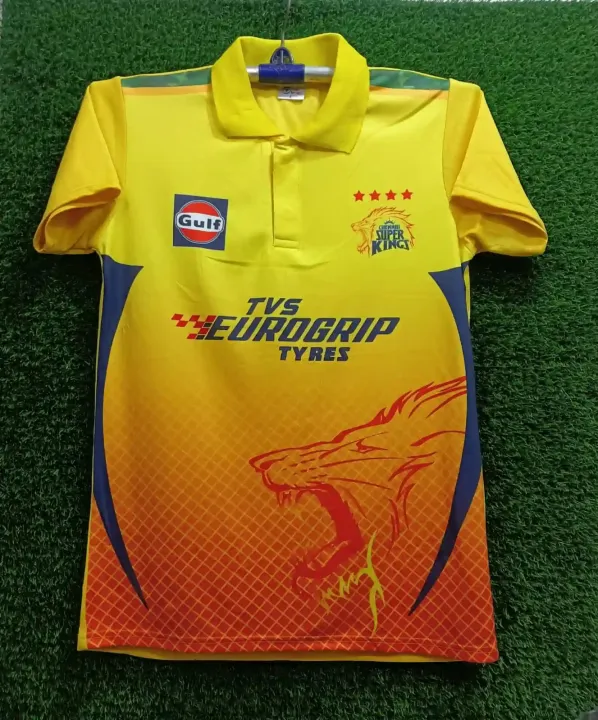 Chennai%20Super%20Kings%20Half%20Sleeve%20Jersey%20With%20Collar%20%7C%20IPL%202023%20-%20Image%202