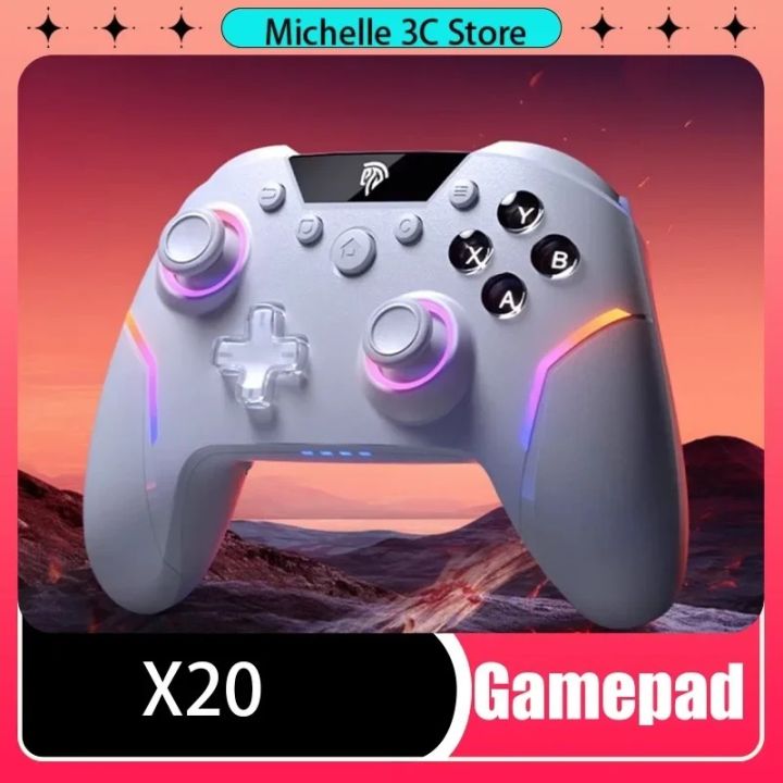 EasySMX%20X20%20Wireless%20Gamepad%20Enhanced%20Controller%20Compatible%20with%20PC/NS/TV/Phone/Laptop%20Hall%20Micro%20Triggers%20Joystick%20RGB%20Effect%20Wukong%20-%20Image%202