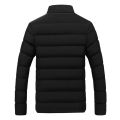 Winter Jacket Thickened Solid Color Stand Collar Puffer Jacket. 