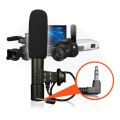 3.5mm Jack DC/DV Stereo Microphone MIC for Camera Nikon D7000 D300s D5100 D5300 D3300 D3200.