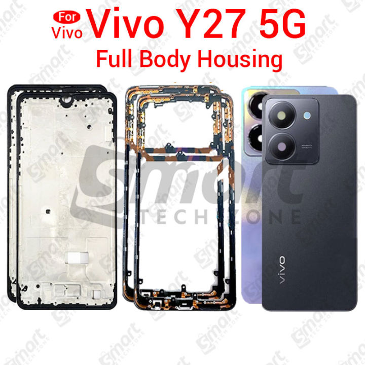 For Vivo Y27 5G V2302 Full Body Housing With Camera Glass (LCD Frame, Side/Middle Frame, Back Panel/Backshell)