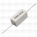 5Pcs 5Watt 0.22 Ohm WIREWOUND 5W 0.22 Ohm Ceramic Cement Power Wirewound Resistor 0.22 Ohm 5Watt Wire Wound 2Pin Leads Fixed Cement Resistor 5% Tolerance 2Pin Leads.