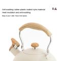 2.5L Teapot Stainless Steel Whistling Tea Kettle Stovetops Food Grade Tea Pot With Heat-Proof Handle For Gas Induction Cookers-2.5L. 