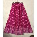 China Linen(skirt স্কার্ট ) Palazzo Pants With Elastic Waist. 