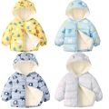 2023 Autumn Winter Down Coats Hooded Jackets For Girls Thick Warm Clothes Children's Down Jacket Boys Outerwear 1-6 Years. 