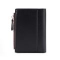 Vintage Men PU Leather Wallet Short Slim Male Purses Money Credit Card Holders with Zipper Men Wallet Money Bag. 