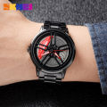 Skmei 1990 men watch rotation wheel fashion creative waterproof stainless steel men quartz watch-1787 upgrade. 