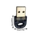 Lenovo 3Mbps USB Bluetooth 5.0 2.4GHz Adapter for PC Speaker Wireless Mouse Keyboard Music Audio Receiver Transmitter Bluetooth.