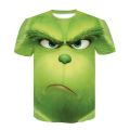 Summer men's T shirt Shrek 3d print funny t-shirts streetwear fashion hop round neck short-sleeved oversized t shirt.