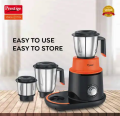 Prestige Stack-O-Mix 750 W Mixer Grinder, 3 Jars (1500 ml, 1000 ml, 400 ml) (Orange, Black). 