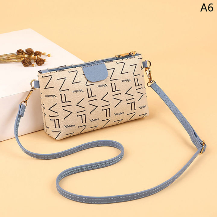 （NEW）Crossbody Bags For Women New Trend Shoulder Leather Small Coin Toiletry Cell Fashion Cheap Ladies Female Handbags