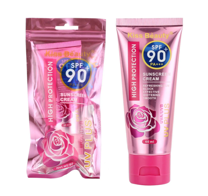 Kiss Beauty SPF 90 PA+++ High Protection Sunscreen Cream
