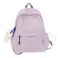 Student School Bag Women's Simple Large Capacity Men's Backpack Japanese Casual Travel Backpack High School College Student School Bag.