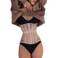 Women Mesh Corset Short Waist Belt Elastic Corset Bodycon Waspie Belts Fashion Wide Waist Belt Ladies Clothing Accesoories.