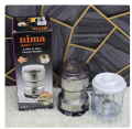 Nima Electric 2 in 1 Blender and Grinder Offers Convenient and Versatile Blending and Grinding.