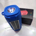 HDY-G47 Bluetooth, SD Card & FM Radio Supported Solar Charging Wireless Speaker With Torchlight.
