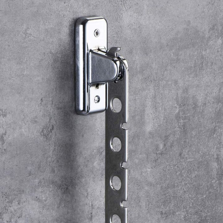 Folding%20Wall%20Mounted%20Clothes%20Hanger,%20Clothes%20Hook%20with%20Swing%20Arm%20Holder%20Clothing%20Hanging%20System,%20Closet%20Storage%20Organizer%20Heavy%20Duty%20Drying%20Rack(8%20Holes)%20,%20Wall-mounted%20drying%20rack%20-%20Silver%20-%20Image%208