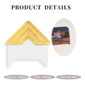 NCANRUI 240 Pieces Photo Corners for Scrapbooking, Gold Photo Corner Stickers, Self-Adhesive Photo Mounting Corners,Silver.