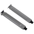 10Pcs New black PCI slot cover dust filter blanking plate hard steel. 