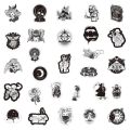 10/30/50PCS Retro Gothic Style Black and White Stickers DIY Bike Travel Luggage Guitar Laptop Waterproof Classic Kid Toy Sticker. 