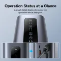 Baseus USB C Hub to DP 4K@60Hz HDMI DisplayPort 11-IN-1 Docking Station Triple Display RJ45 PD 100W For Window Mac USB 3.1 HUB. 