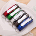 1PC Protable Key Chain Ballpoint Pen 0.7mm Blue Refill Folding Metal Nail Clippers Ballpoint Pens Mini Office School Supplies. 