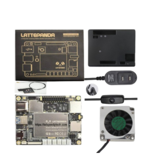 LattePanda 2GB/32GB Windows-10 Mini PC Power Supply, Fan, Case Full Kit