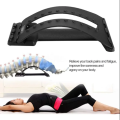 Lumbar Back Pain Relief Device, Lumbar Back Stretcher, for Lower and Upper Back Massager and Support,Lumbar Support for Office Chair (BACK TOOL, Black). 