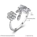 Silver Notched Finger Ring For Women.