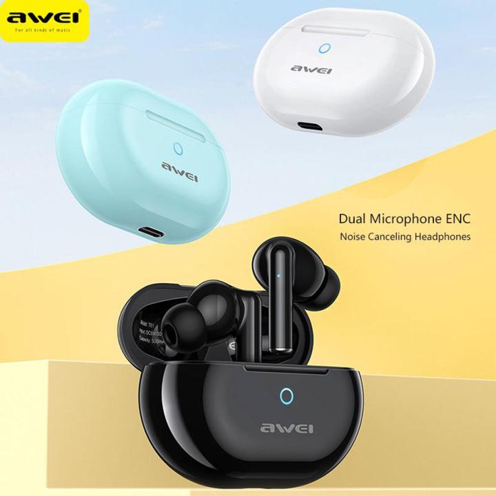 AWEI T61 Wireless Bluetooth Earbuds Noise Cancelling Earbuds for