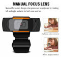 Popular Webcam Auto Focusing Web USB 2.0 Camera Cam with Microphone For Laptop Desktop. 