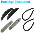2Pcs Kayak Handles Strong T-Handle Design Ultra Heavy Duty Bungee Kayak Replacement Installation Kit.