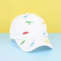 Kids Baseball Cap Dinosaur Embroidery Children Girls Boys Sun Hat Spring Summer Outdoor Adjustable Visor Baby Cap.