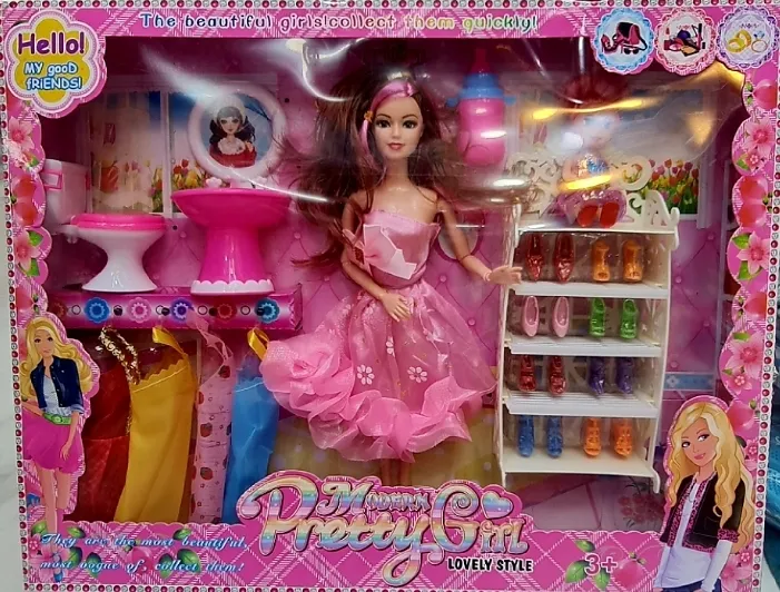 Barbie%20doll%20Joint%20Moveable%20fashion%20set%20Doll%20Beauty%20Fashion%20and%20StylishBarbie%20DOLL%20Wonderful%20Toy%20-%20Image%202