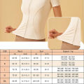Aiithuug Yoga Tops Zipper Short Sleeve Gym Shirts Waist Slimmer Zip Up Sports Workout Top Fitness Jackets Running Slim Fit Tops. 