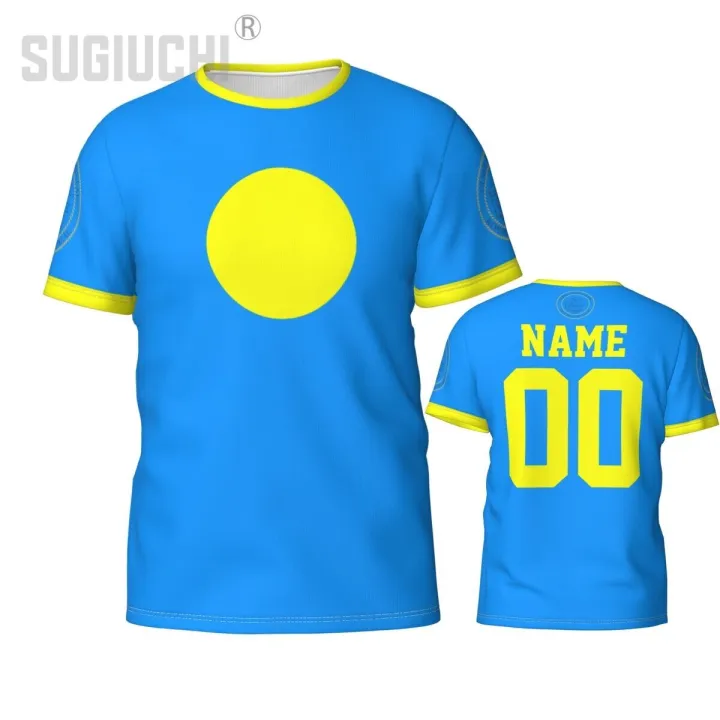 Custom Name Number Palau Flag Emblem 3D T-shirts For Men Women Tees jersey team Clothes Soccer Football Fans Gift T shirt