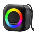 Portable Bluetooth Speaker RGB Colorful Light Waterproof Wireless Subwoofer Stereo Surround TWS Travel Speaker.