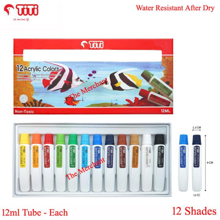Titi Acrylic Colors - 12 Shades