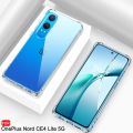 OnePlus Nord CE4 Lite/Oppo K12X 5G Premium Silicone Case Crystal Clear Soft TPU Ultra-Thin Transparent Flexible Protective Mobile Phone Back Cover. 