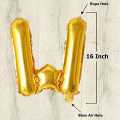 WELCOME Foil Balloon Set - 7 Piece Letter. 