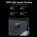 Vention 100W GaN Charger fast Charger Type C Adapter iphone Four ports fast charging 2USB-C + 2USB-A Charger Macbook Samsung Xiaomi Huawei Vivo Charger Adapter USB Plug Socket USB C Adapter Quick PD Charger.