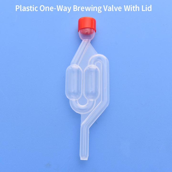 【Clearance sale】 Fermentation Airlock Valve Plastic One-Way Exhaust Seal Brewing Tool