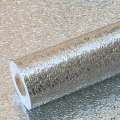 Aluminium Foil Stickers Vinyl Silver Oil proof For Kitchens 60CMx120 CM Adhesive. 