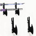 ARELENE Sword Display Stand,Sword Hook,Acrylic Two-Layer Wall-Mounted Samurai Sword Stand Display Stand,Support All Swords A. 