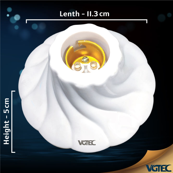 VGTEC%20-%20Bakelite%20Batten%20Holder%20(Lily%20series)%20-%20Image%203