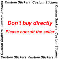 Custom Text Car Sticker Reflective Sticker Welcome Customers to Sample Custom Production.