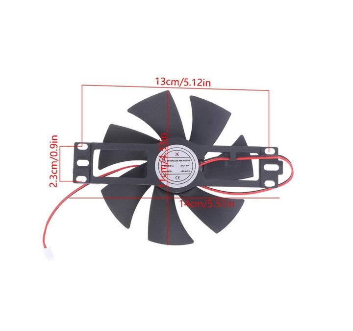 Induction Cooker Cooling Fan DC 18 Volt Brushless Plastic Body Cooling Fan