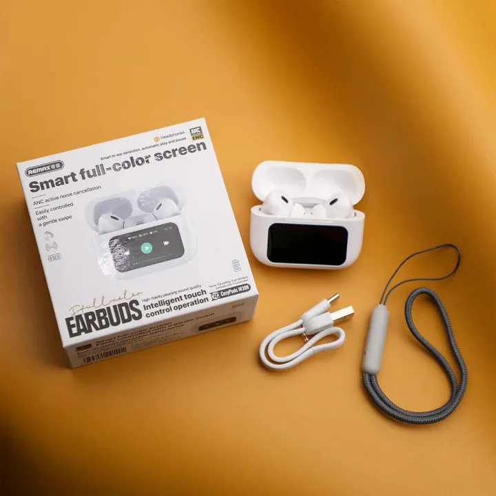 REMAX%20CozyPods%20W30N%20TWS%20Bluetooth%20V5.4%20Airpods%20Pro%202nd%20Generation%20Noise-Cancelling%20ANC%20True%20Wireless%20Earbuds%20with%20Touchscreen%20-%20Image%202