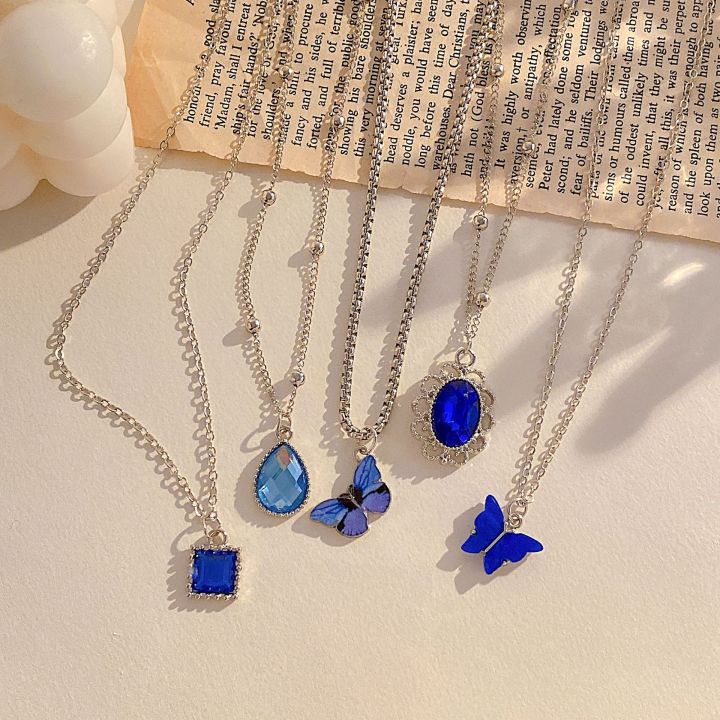 5Pcs%20Crystal%20Butterfly%20Heart%20Shape%20Chokers%20&%20Water%20Drop%20Pendant%20Necklaces%20Set%20for%20Women%20and%20Girls%20-%20Trendy%20Geometric%20Jewelry%20-%20Image%209
