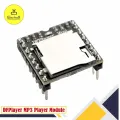 DFPlayer Mini MP3 Player Module MP3 Voice Decode Board Supporting TF Card U-Disk IO/Serial Port/AD MP3-TF-16P for Arduino UNO. 